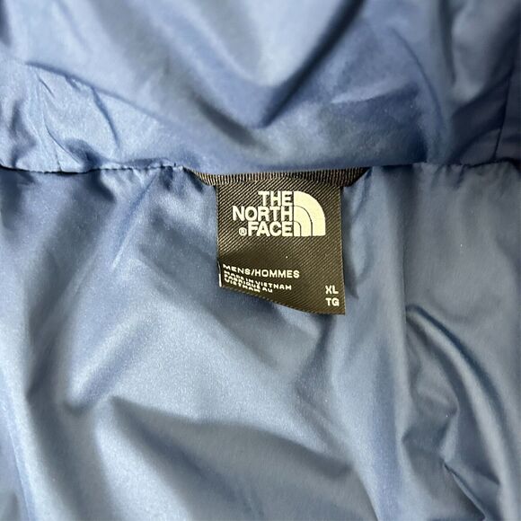 NWT Men's North Face Baltic Hoodie Insulated 600-Down Puffer Jacket XL Blue B3 - Picture 9 of 10